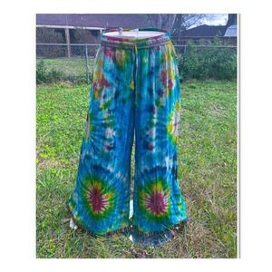 Tie-dye palazzo pants hippie pants